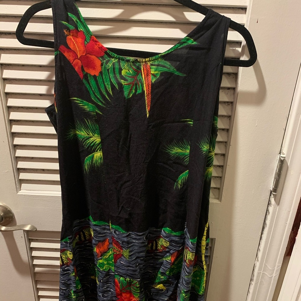 Vintage Hawaiian mini dress